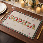 Patchwork Name Gift For Family - Personalized Placemat 1