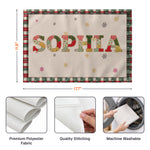 Patchwork Name Gift For Family - Personalized Placemat 2