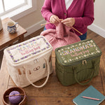 Patchwork Print Knitting - Personalized Knitting Bag 2