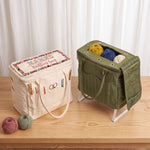 Patchwork Print Knitting - Personalized Knitting Bag 4