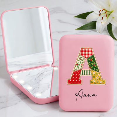 Patchwork Print Style Gift For Her - Personalized Mirror