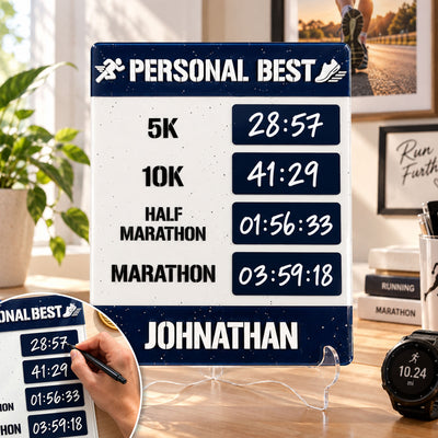 Personal Best Running - Acrylic Dry Erase Tracker