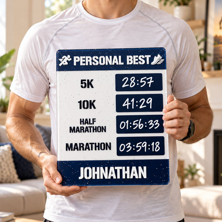 Personal Best Running - Acrylic Dry Erase Tracker 2