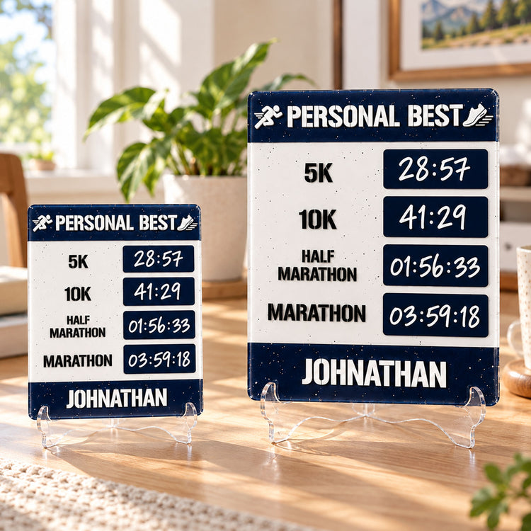 Personal Best Running - Acrylic Dry Erase Tracker 5