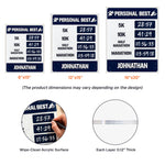 Personal Best Running - Acrylic Dry Erase Tracker 6