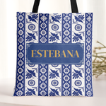 Personalizada Con Nombre Y Flores Estilo Arte Folclórico Mexicano - Regalo Para Mamá, Abuela O Mujeres Latinas - Personalizada Bolsa Tote 5