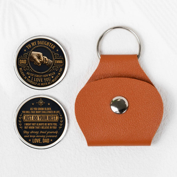 Personalized Birthday Gifts For Daughter Keep Moving Forward - Personalized Pocket Hug 2