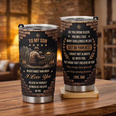 Personalized Birthday Gifts For Daughter Son Just Do Your Best - Personalized Tumbler