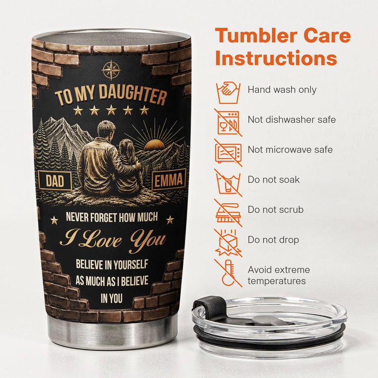 Personalized Birthday Gifts For Daughter Son Just Do Your Best - Personalized Tumbler 5