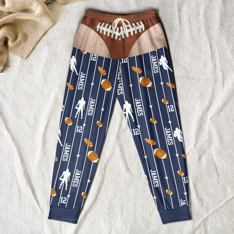 Personalized Funny Men Underwear, Custom Name & Number For Baseball, Softball, Soccer, Football, Basketball, Hockey Lover - Personalized Sweatpants 4