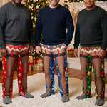 Personalized Funny Ugly Christmas Pajama Pants, Best Christmas Gift Ideas - Personalized Lounge Pants 1