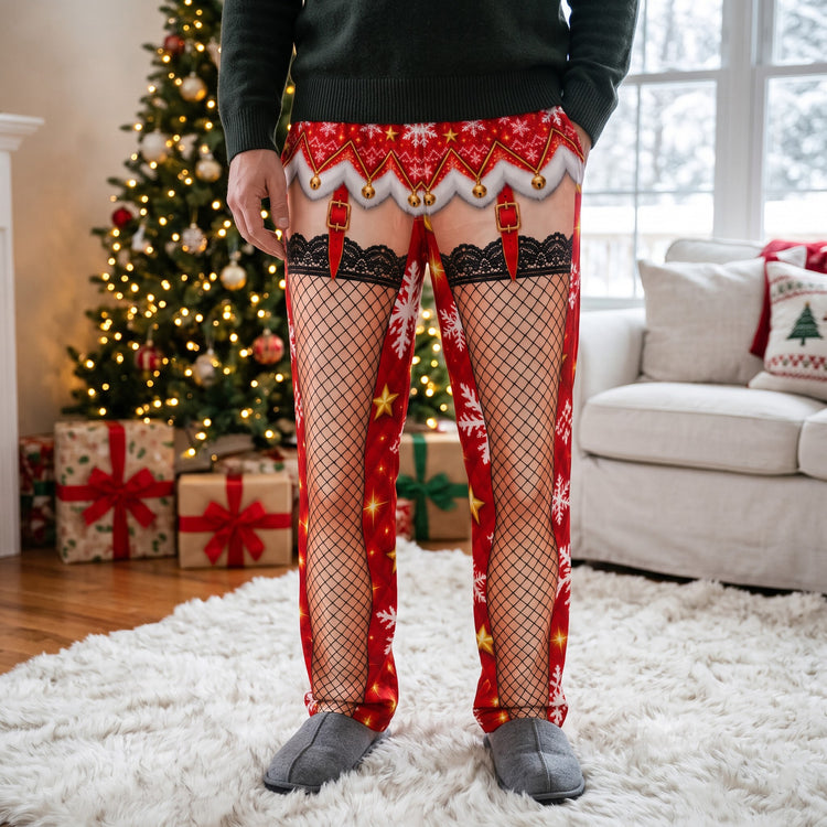 Personalized Funny Ugly Christmas Pajama Pants, Best Christmas Gift Ideas - Personalized Lounge Pants 2