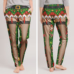 Personalized Funny Ugly Christmas Pajama Pants, Best Christmas Gift Ideas - Personalized Lounge Pants 4