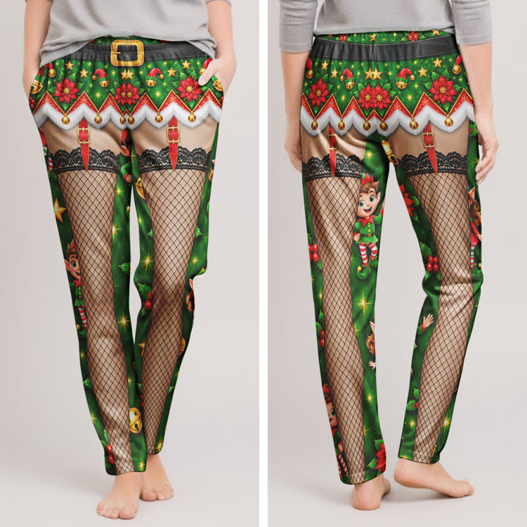 Personalized Funny Ugly Christmas Pajama Pants, Best Christmas Gift Ideas - Personalized Lounge Pants 4