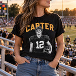 Personalized Player Name And Photo Sketch Line Art-Game Day For Mom, Grandma, Sport Fans - Personalized Shirt 2