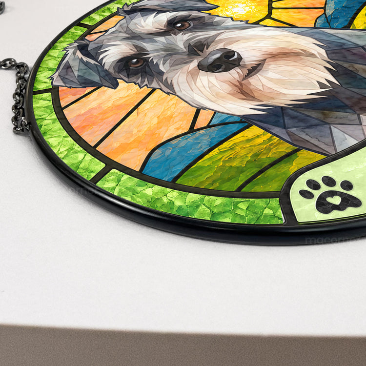 Pet Loss Gifts Stained Glass Photo Gifts For Pet Lovers - Personalized Window Hanging Suncatcher 5