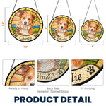 Pet Loss Gifts Stained Glass Photo Gifts For Pet Lovers - Personalized Window Hanging Suncatcher 6