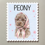 Pet Lovers Custom Photo Watercolor - Personalized Magnet 2