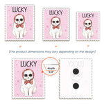 Pet Lovers Custom Photo Watercolor - Personalized Magnet 5