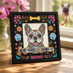 Pet Memorial Frame, Pet Ofrenda, Day Of The Dead Memorial Frame - Personalized Frame 1