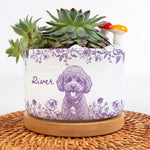  Pet Memorial Planter, Sketch Line Art Pet Photo Planter, Pet Loss Gift - Personalized Plant Pot 2