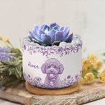  Pet Memorial Planter, Sketch Line Art Pet Photo Planter, Pet Loss Gift - Personalized Plant Pot 5