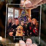 Photo Polaroid Christmas Ornament For Family, Friends, Siblings - Personalized Ornament 3