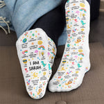 Positive Affirmation Gift For Kid - Personalized Socks 5