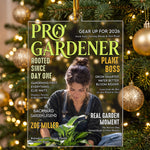 Pro Gardener Magazine Gift For Plant Lover - Personalized Ornament 2