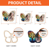 Butterfly Memorial  - Personalized Suncatcher Ornament