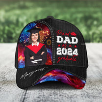 Proud Dad Of A Graduate - Personalized Photo Classic Cap