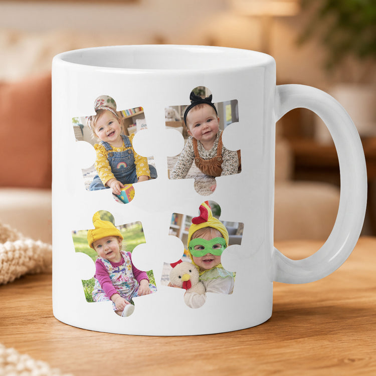 Puzzle Photo Teacher Thank You Gift, Leaving Gift - Personalized Mug 2