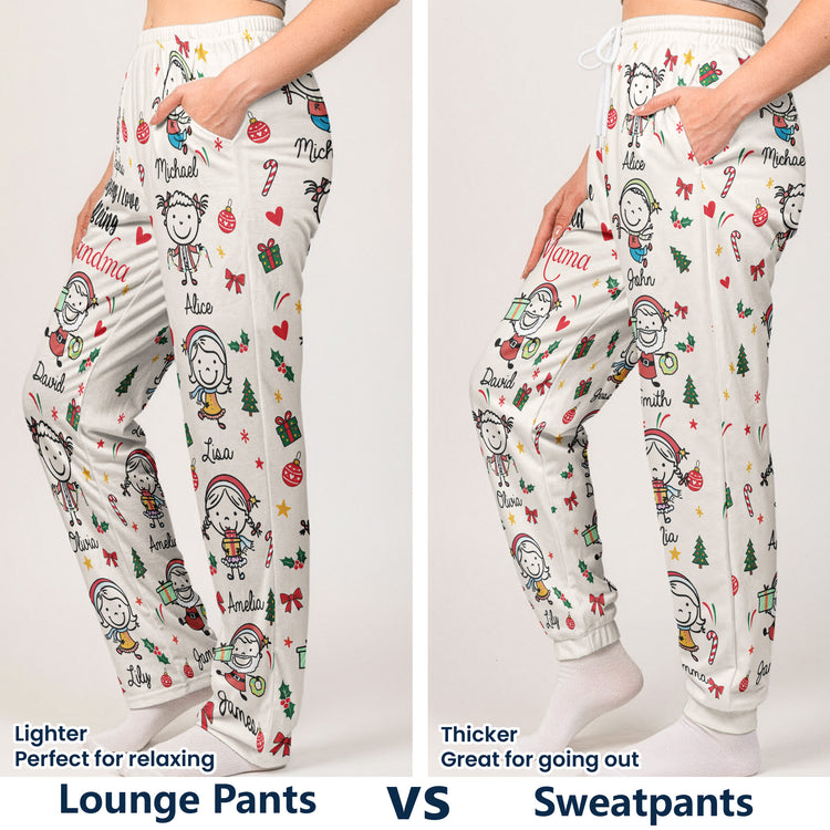 Reasons I Love Being Grandma - Personalized Lounge Pants 5