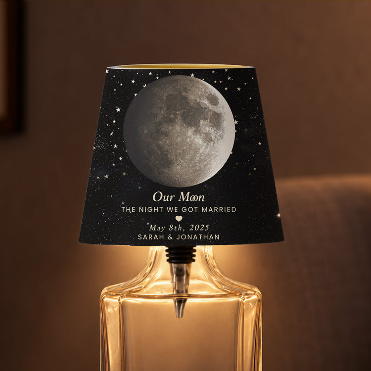 Romantic Couples Gift Custom Moon Phase Our Moon, For Her, Him - Personalized Night Light 3