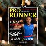 Running Legend - Personalized Ornament 1