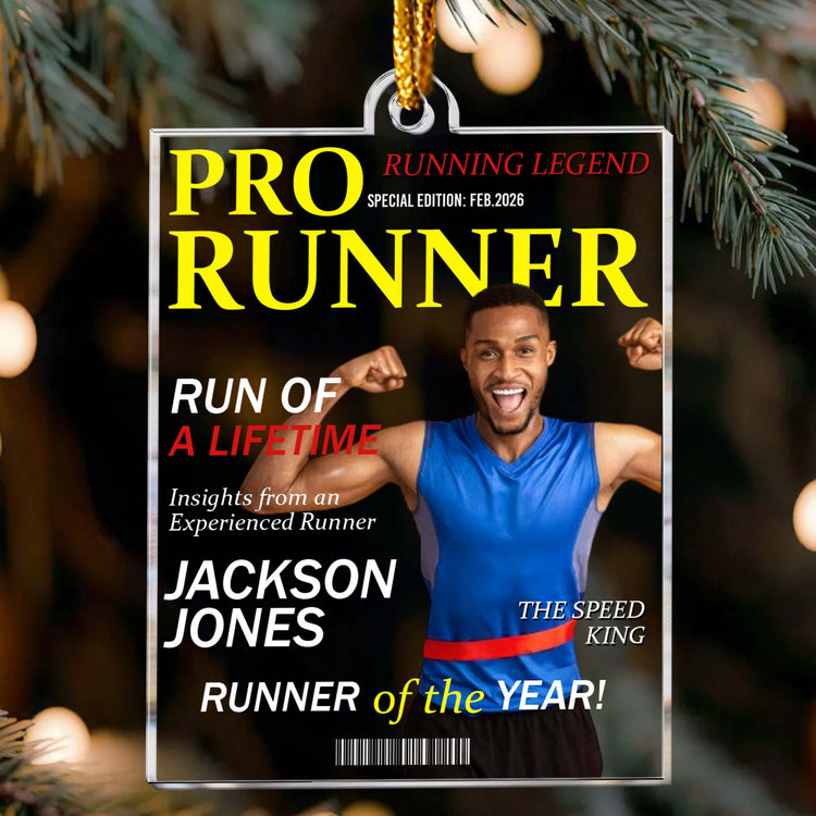 Running Legend - Personalized Ornament 1