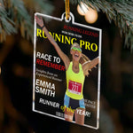 Running Legend - Personalized Ornament 4