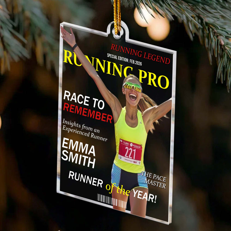 Running Legend - Personalized Ornament 4