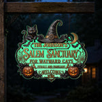Salem Sanctuary For Wayward Cats Ferals And Familiars - Personalized Wood Sign 1