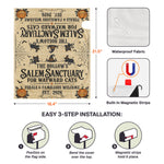 Salem Sanctuary For Wayward Cats - Personalized Mailbox Cover 4