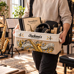 Saxophone Musician Gift Sax Player For Band Student, Music Teacher, Saxophone Player - Personalized Storage Basket 4