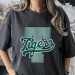 School Inital Gingham Pattern - Personalized Shirt 4