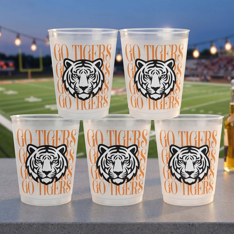 School Mascot Custom Logo Game Day - Personalized Cups 1