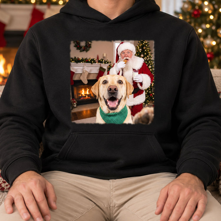 Selfie With Santa Funny Christmas Gift - Personalized Shirt 2