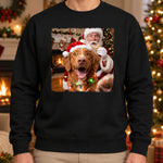 Selfie With Santa Funny Christmas Gift - Personalized Shirt 3