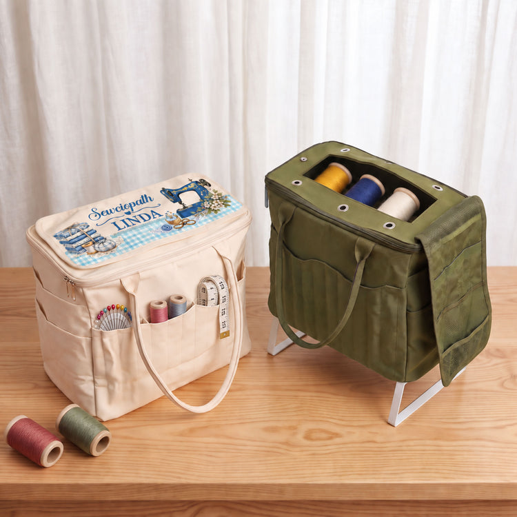 Sewciopath Gift For Tailors, Sewing Lovers - Personalized Sewing Bag 2