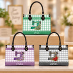 Sewing Is My Therapy Gift For Sewing Lovers, Tailors - Personalized Leather Bag 1
