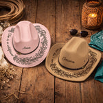 She Is A Wildflower - Personalized Cowboy Hat 1