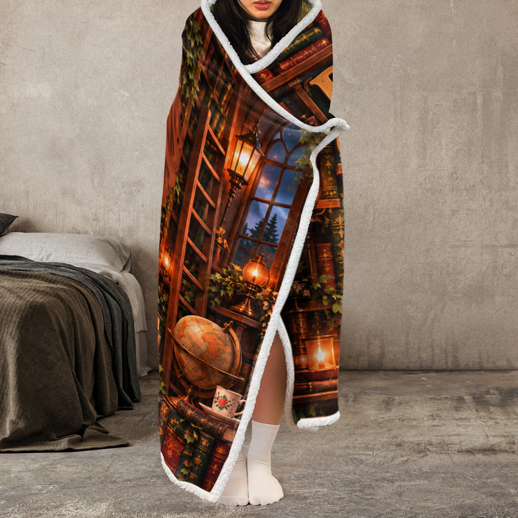 Shhh... I'm Reading - Funny Blanket For Book Lovers - Personalized Blanket 5