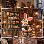 Shhh... I’m Reading - Funny Reading Blanket For Book Lovers - Personalized Blanket 5